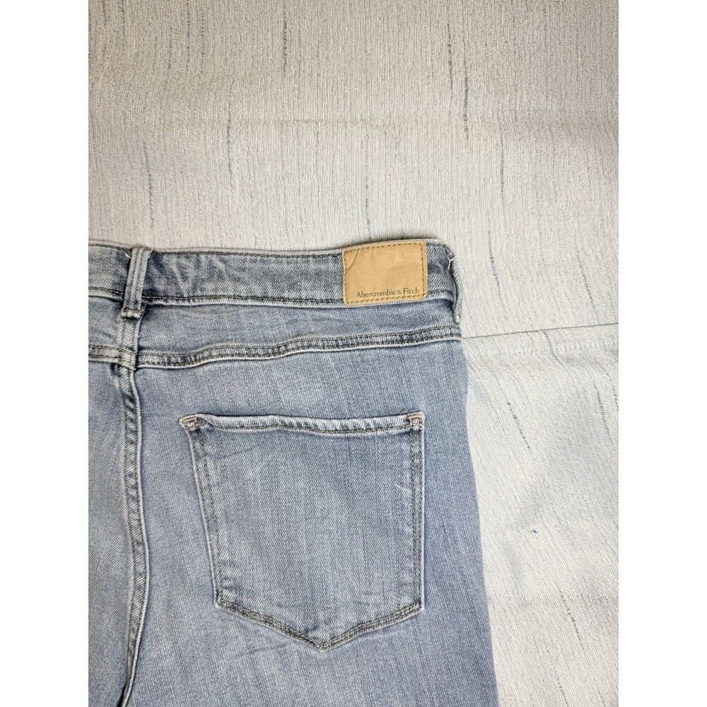 Abercrombie & Fitch High Rise Distressed Ankle Jeans Women's 30/10R L 30x26 - Picture 7 of 7